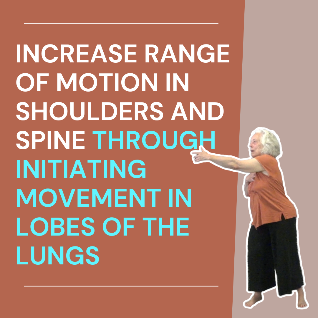 Increase Range of Motion in Shoulders and Spine through Initiating Movement in Lobes of the Lungs