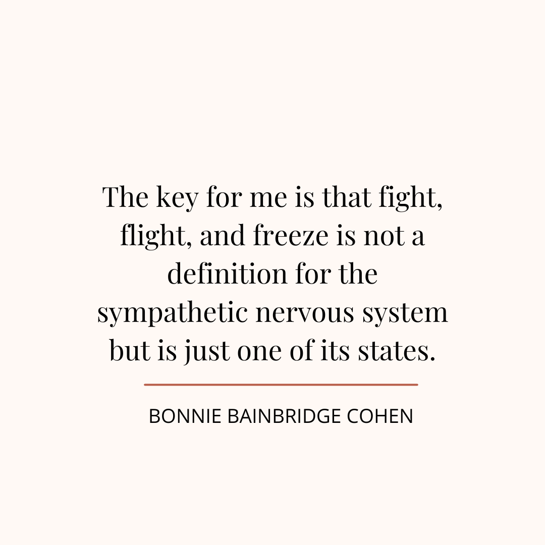 Flight, Fight, Freeze as a State of the Sympathetic Nervous System Rather than a Definition